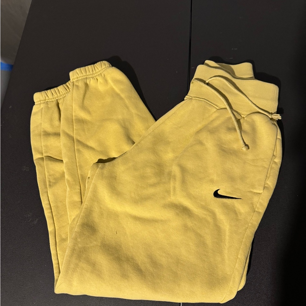 Nike Yellow Track Pants